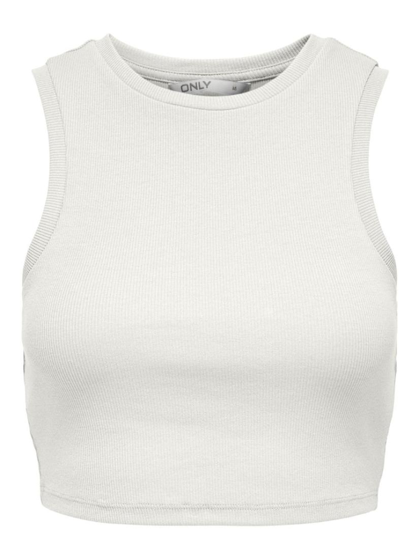 Μπλούζα crop top γυναικεία "Vilma" λευκή