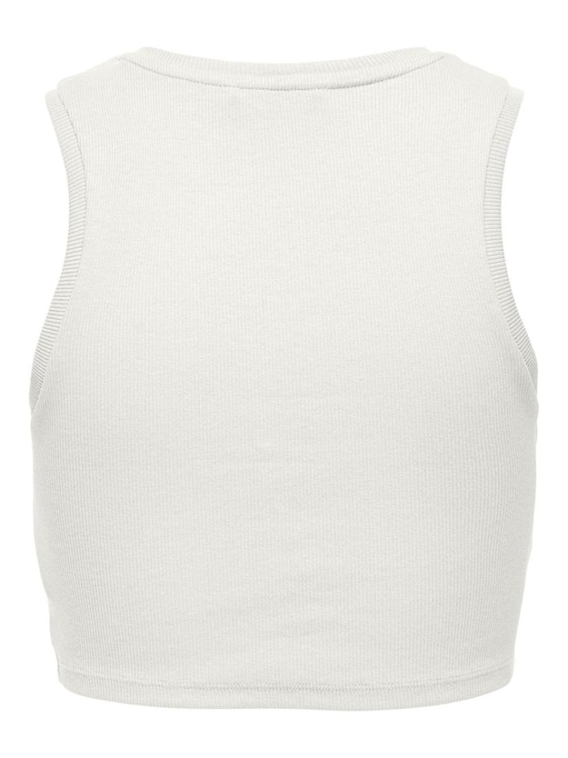 Μπλούζα crop top γυναικεία "Vilma" λευκή