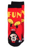 Αντιολισθητικές κάλτσες "Mickey mouse" κόκκινο