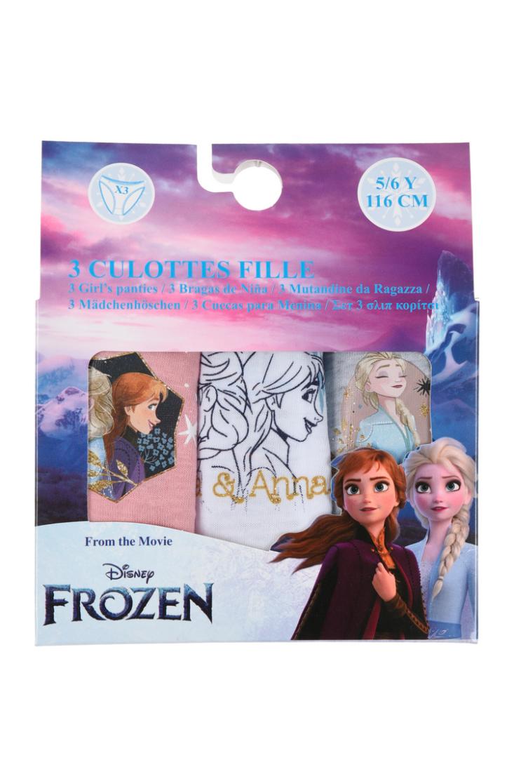 Σετ κυλοτάκια κορίτσι 3τμχ. "Frozen" σομόν