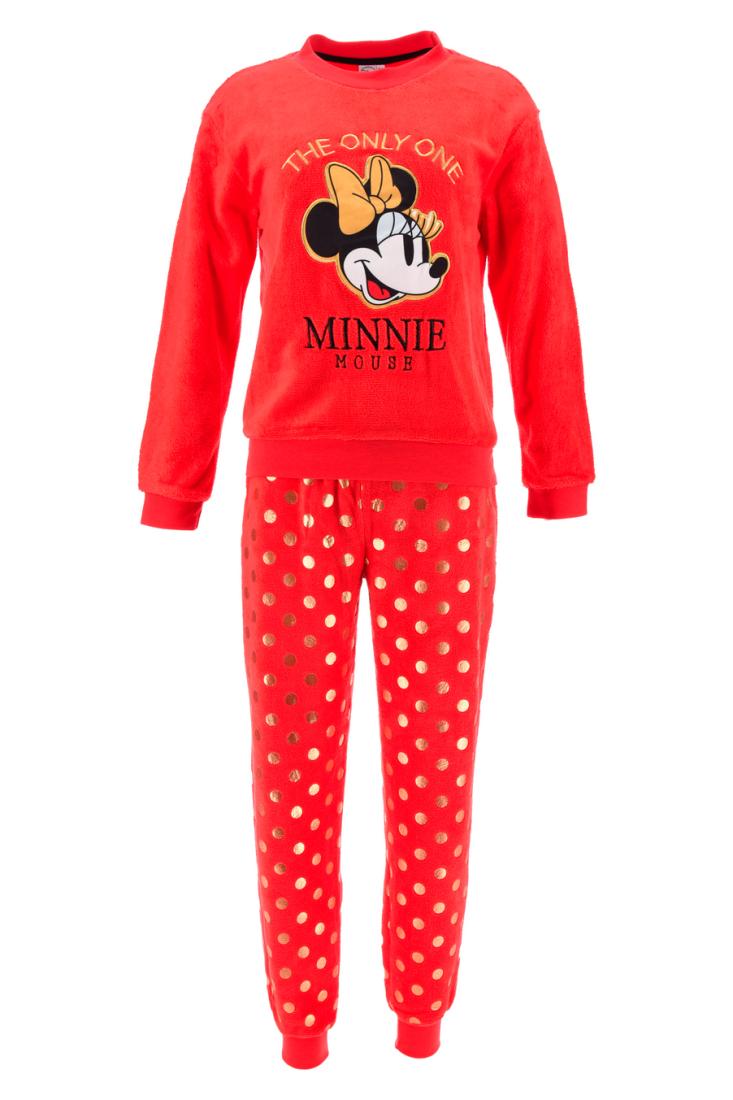 Πυτζάμα φλις "The only one Minnie mouse" κόκκινη