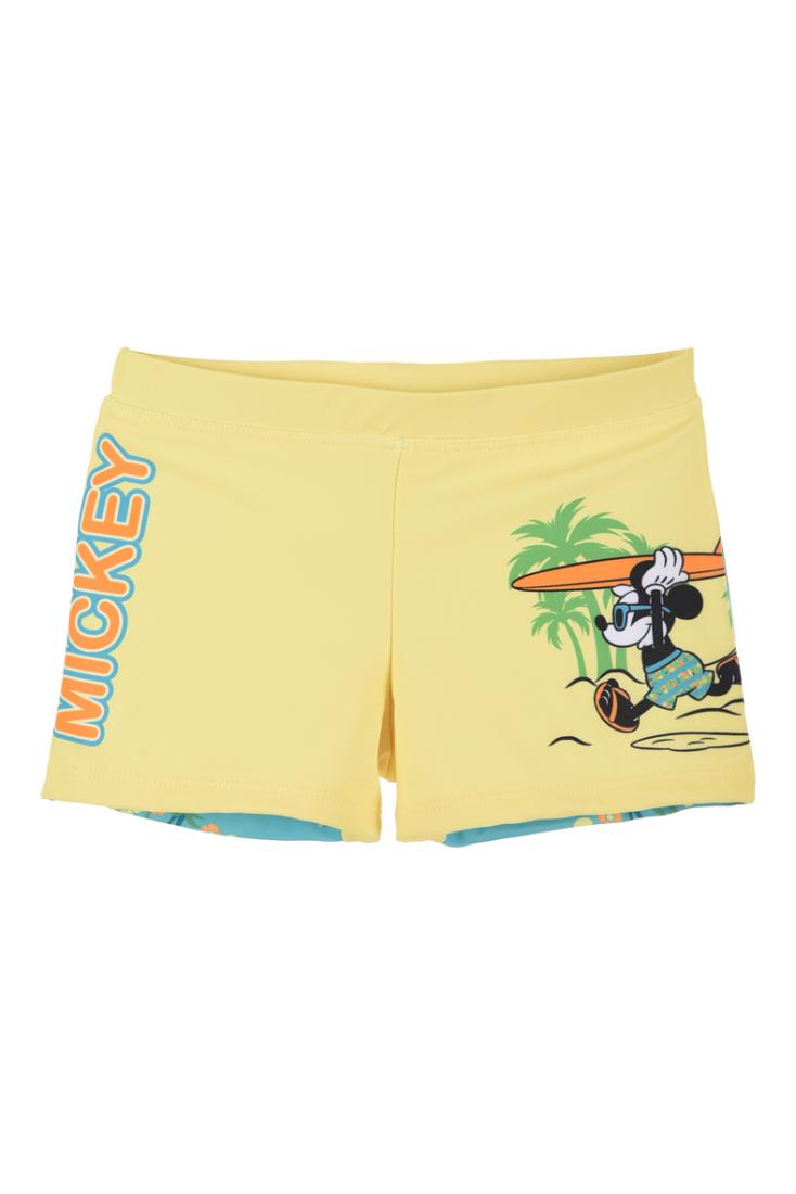 Μαγιό boxer "Mickey surfer" κίτρινο