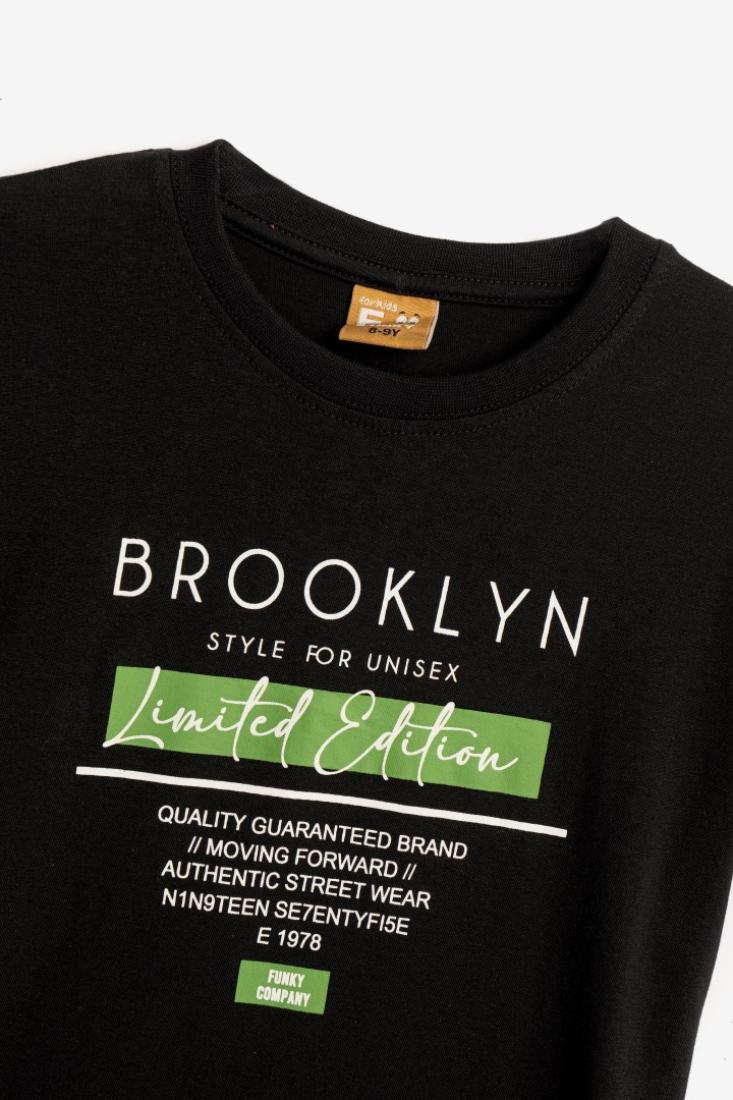 Μπλούζα "Brooklyn limited edition" μαύρη