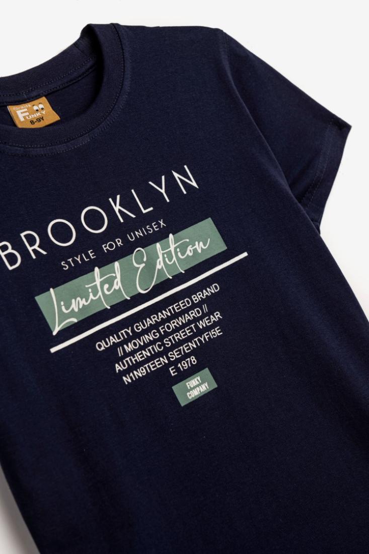 Μπλούζα "Brooklyn limited edition" μπλε