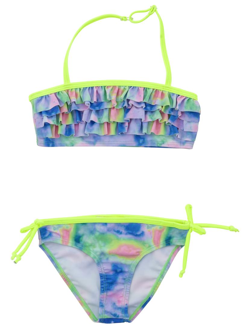 Μπικίνι "Tie dye" μέντα