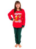Πυτζάμα κορίτσι "Happy Christmas" κόκκινη