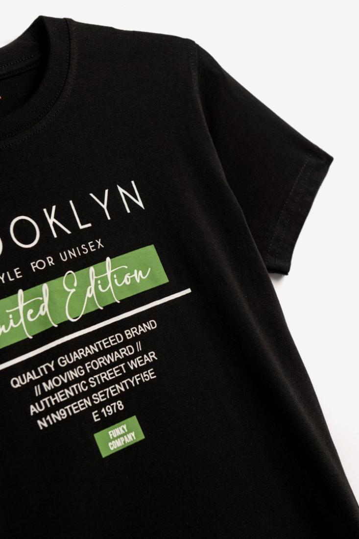 Μπλούζα "Brooklyn limited edition" μαύρη