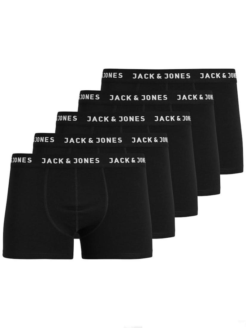 Σετ Boxer 5τμχ. "Jack & Jones" μαύρο