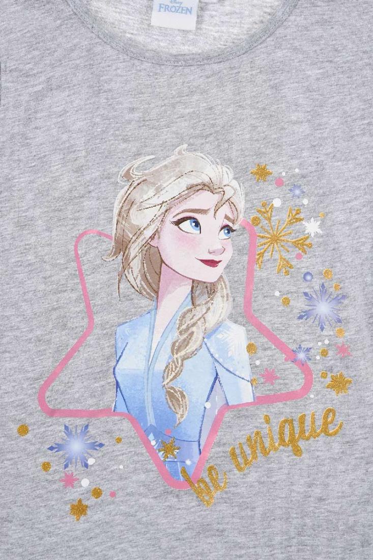 Μπλούζα "Frozen" γκρι μελανζέ