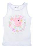 Μπλούζα αμάνικη κορίτσι Peppa Pig "You, me & the sea" λευκή
