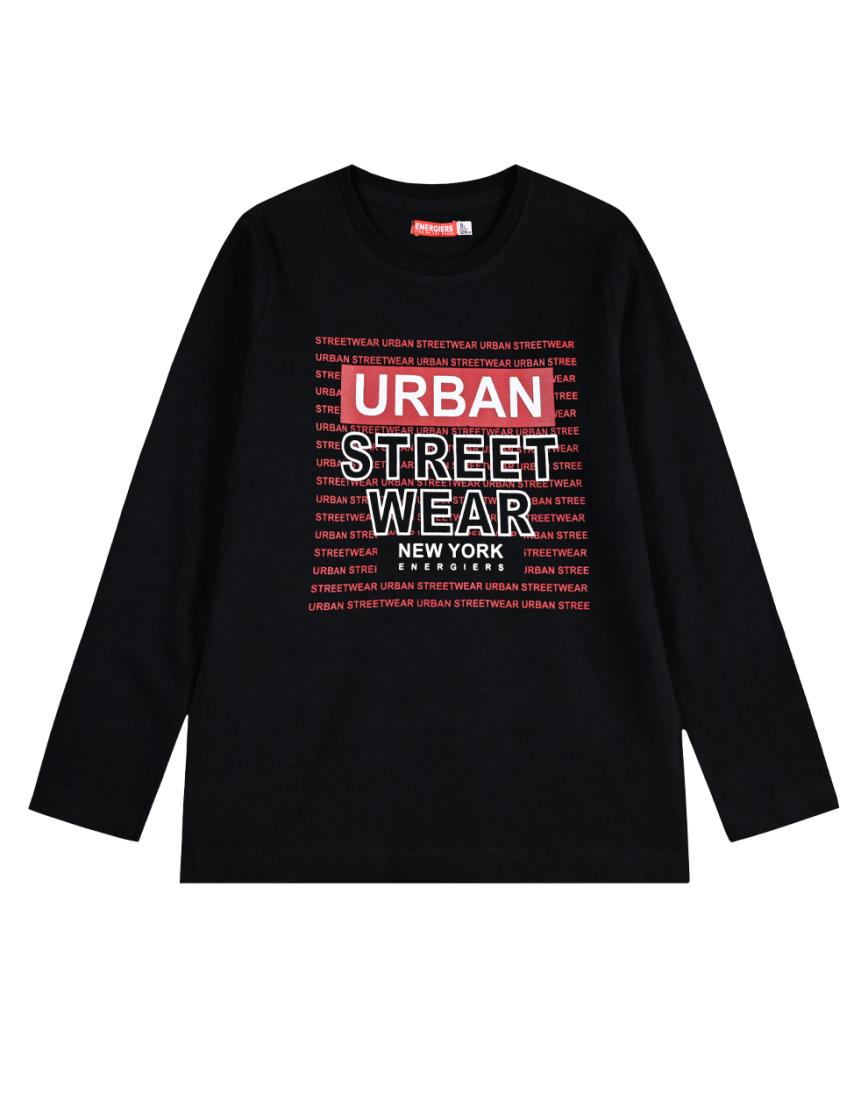 Μπλούζα "Urban street wear" μαύρη