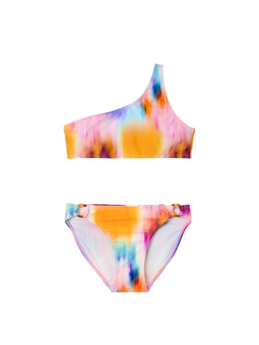 Μπικίνι "Tie Dye" πορτοκαλί