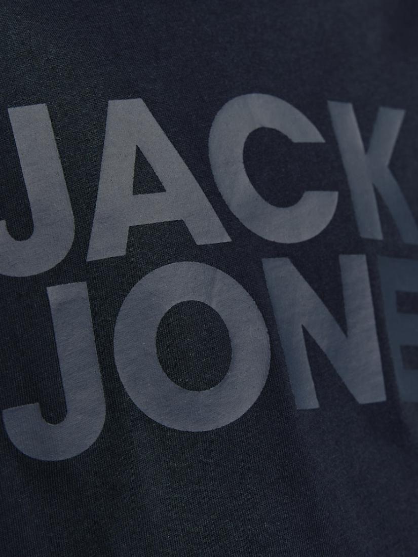 Μπλούζα κοντομάνικη αγόρι "Jack & Jones" μπλε- Οργανικό βαμβάκι