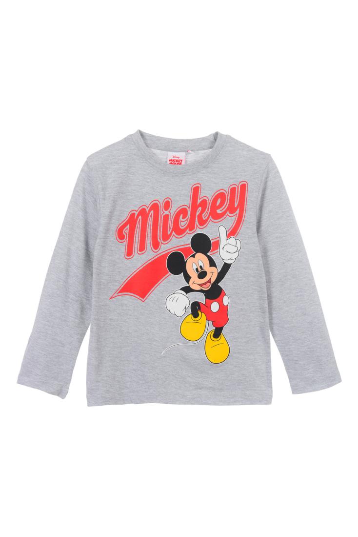 Μπλούζα αγόρι Mickey Mouse "Mickey" γκρι μελανζέ