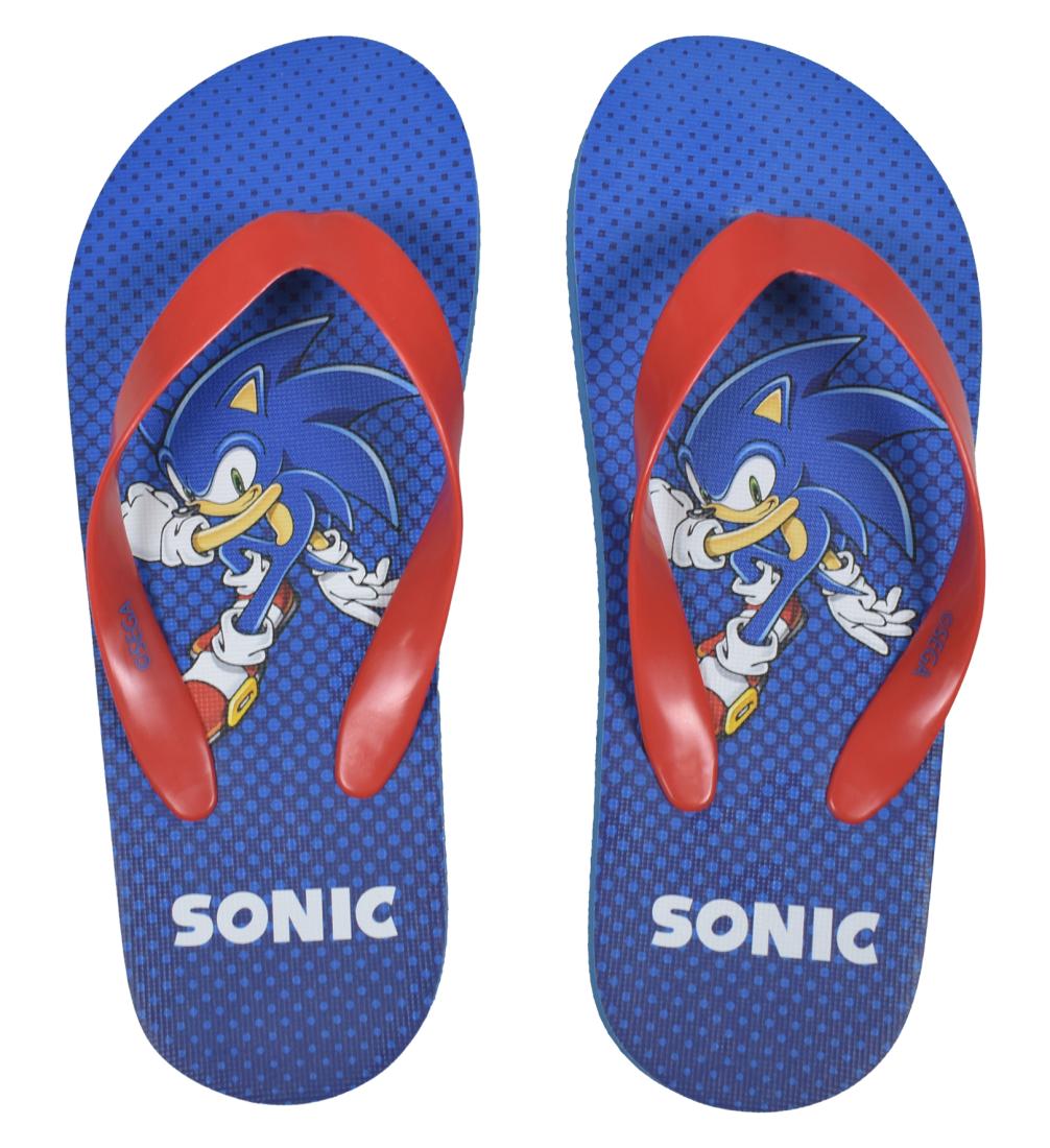 Σαγιονάρες αγόρι "Sonic fast" μπλε