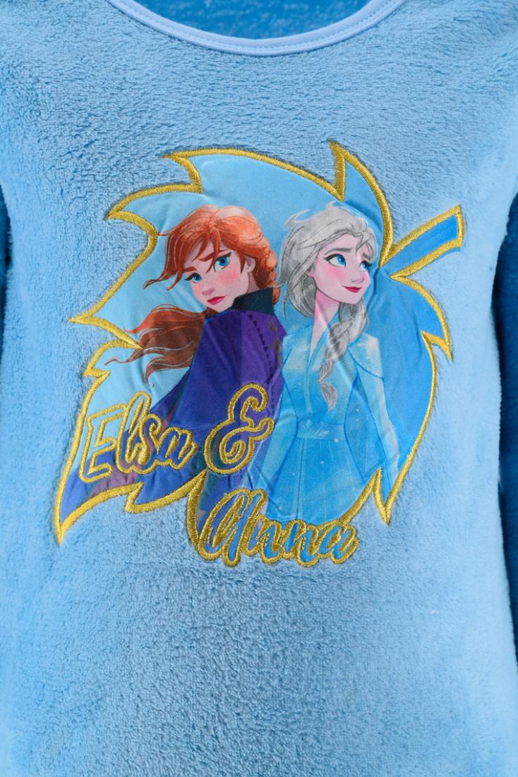 Πυτζάμα φλις κορίτσι Frozen "Elsa & Anna" γαλάζια