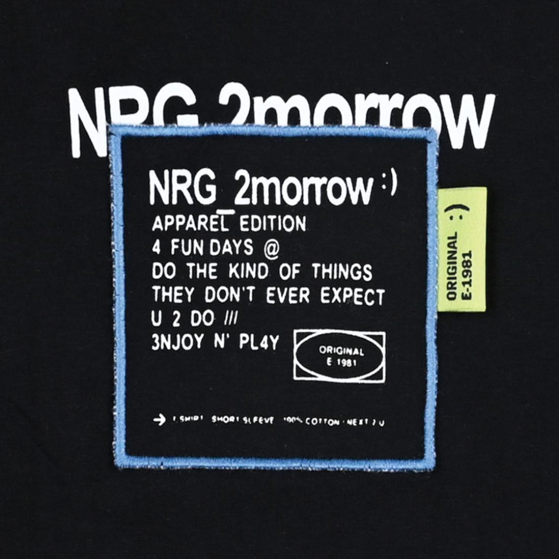 Μπλούζα κοντομάνικη αγόρι "Nrg 2morrow" μαύρη