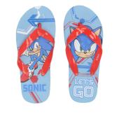 Σαγιονάρες αγόρι "Sonic let's go" κόκκινες