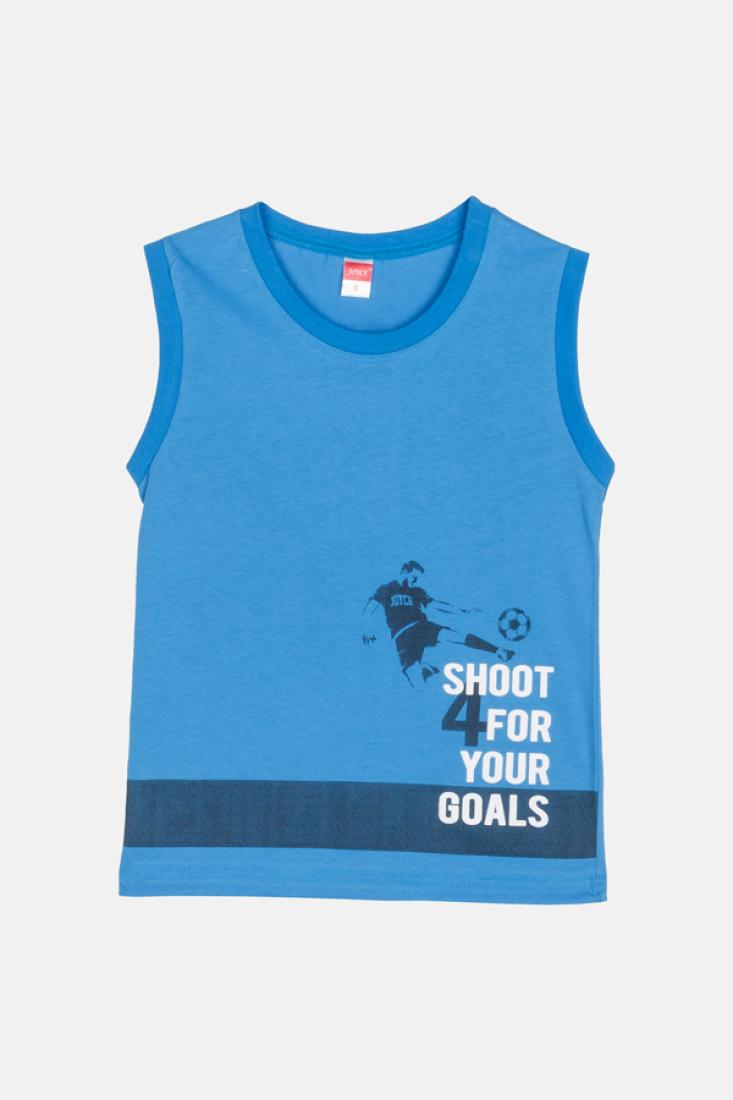  Σετ βερμούδα αγόρι "Shoot for your goals" ρουά