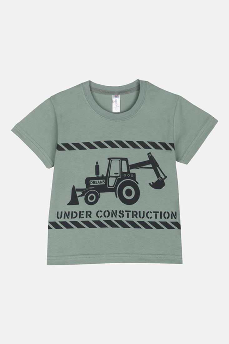  Πυτζάμα αγόρι "Under costruction" χακί