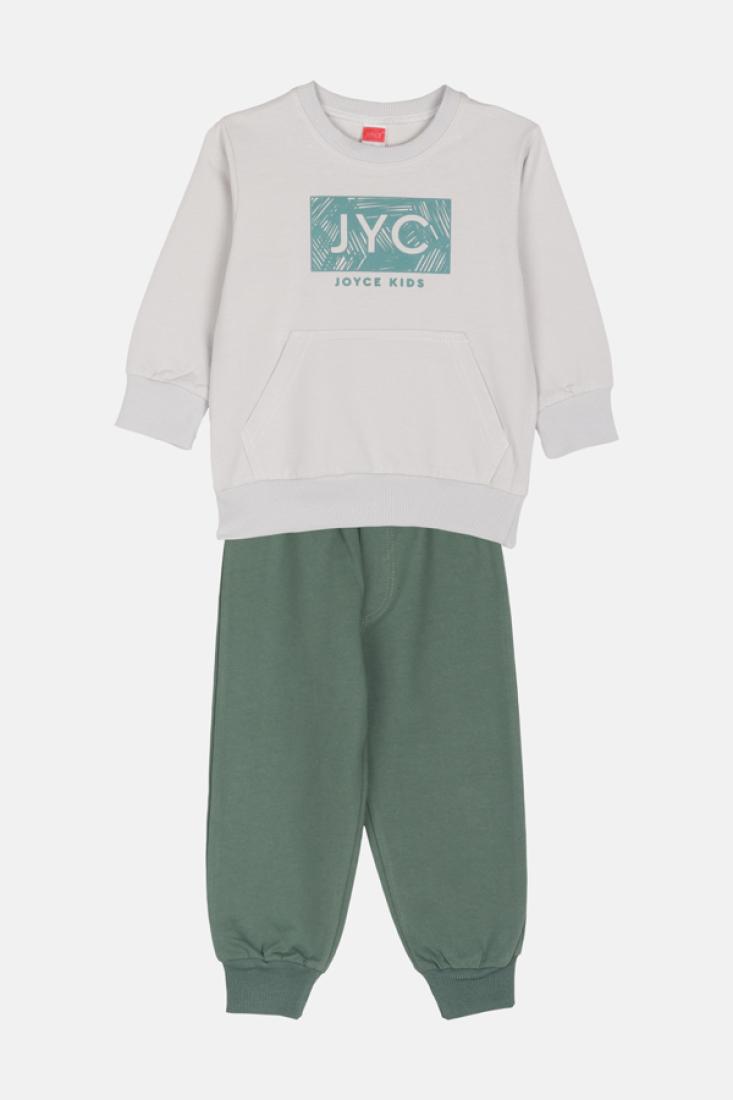 Σετ φόρμας αγόρι "JYC " εκρού