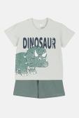Πυτζάμα αγόρι "Dinosaur" εκρού