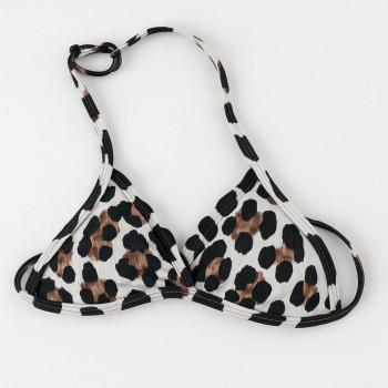Σετ μαγιό μπικίνι κορίτσι "Animal print" εκρού