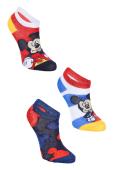 Σετ 3 ζευγάρια κάλτσες αγόρι "Mickey Mouse" λευκό