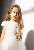 Φόρεμα κορίτσι "Princess girl" λευκό