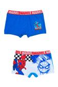 Σετ Boxer αγόρι 2 τμχ. "Spiderman web " λευκό-ρουά