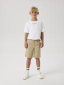  Βερμούδα υφασμάτινη αγόρι "Twill shorts" μπεζ