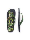 Σαγιονάρες flip flop ανδρικές "Palm print" μπλε-πράσινο