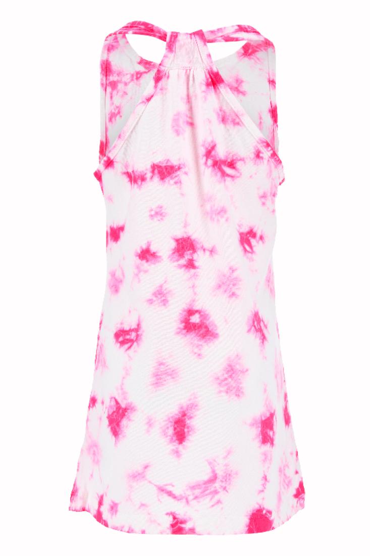 Φόρεμα μακό tie dye κορίτσι "Minnie Mouse Surf" ροζ