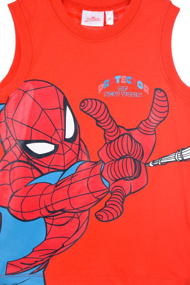 Μπλούζα αμάνικη αγόρι "Spider man protector" κόκκινη