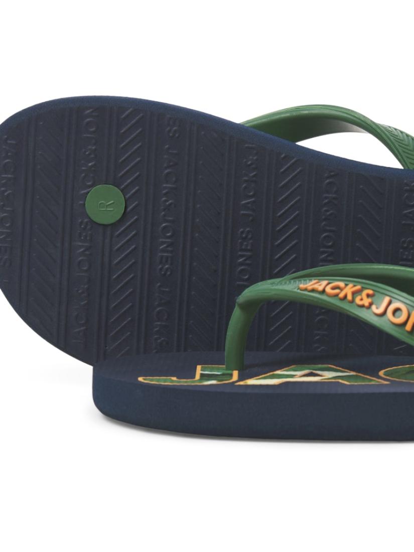  Σαγιονάρες flip flop αγόρι "Palm print" μπλε-πράσινο