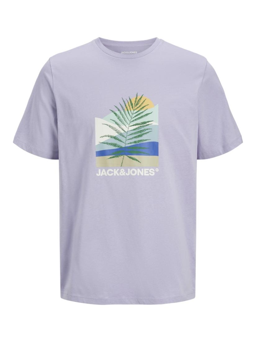 Μπλούζα κοντομάνικη ανδρική "Languid lavender" λίλα