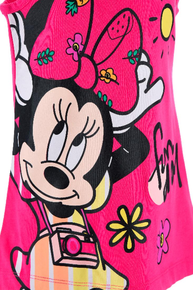 Φόρεμα μακό κορίτσι "Minnie Mouse Fun Day" φούξια