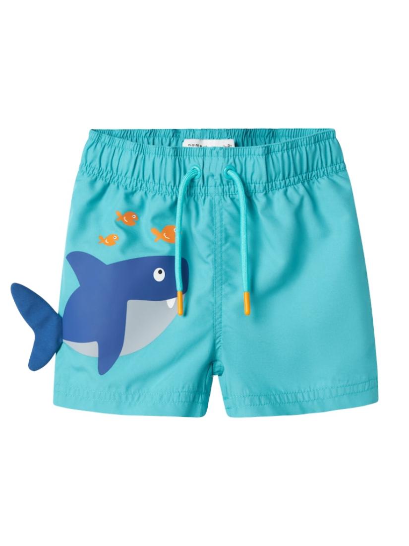 Μαγιό βερμούδα αγόρι "Shark" γαλάζιο