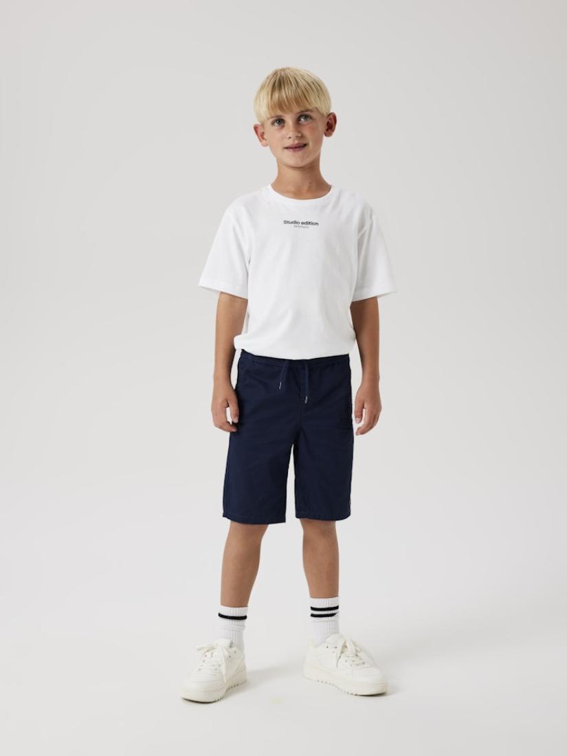  Βερμούδα υφασμάτινη αγόρι "Twill shorts" μπλε