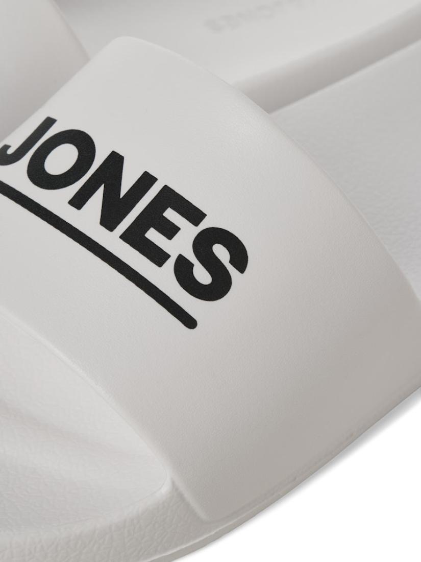 Παντόφλες slides ανδρικές "JACK & JONES" λευκές