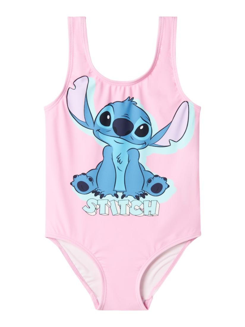 Ολόσωμο μαγιό κορίτσι "Pink frosting Stitch" ροζ