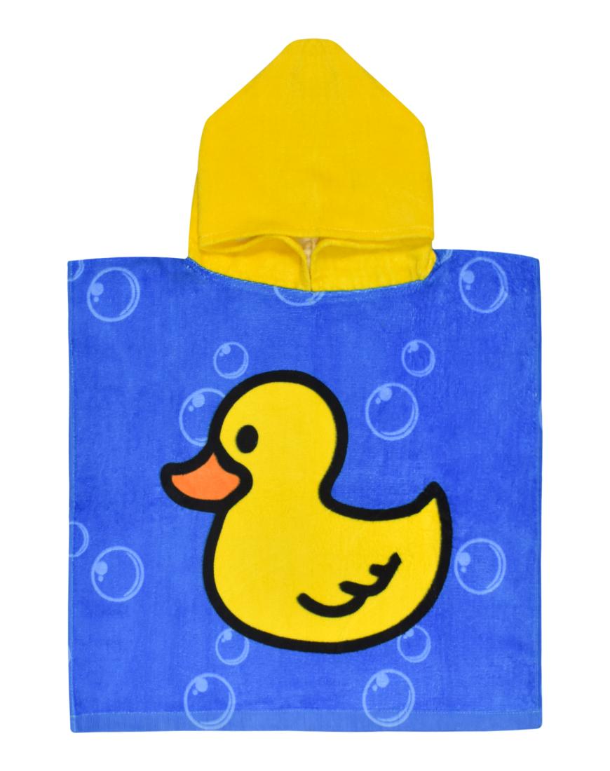 Poncho κορίτσι "Splish splash" μπλε 50χ100