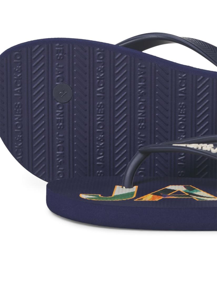 Σαγιονάρες flip flop ανδρικές "Palm print" μπλε