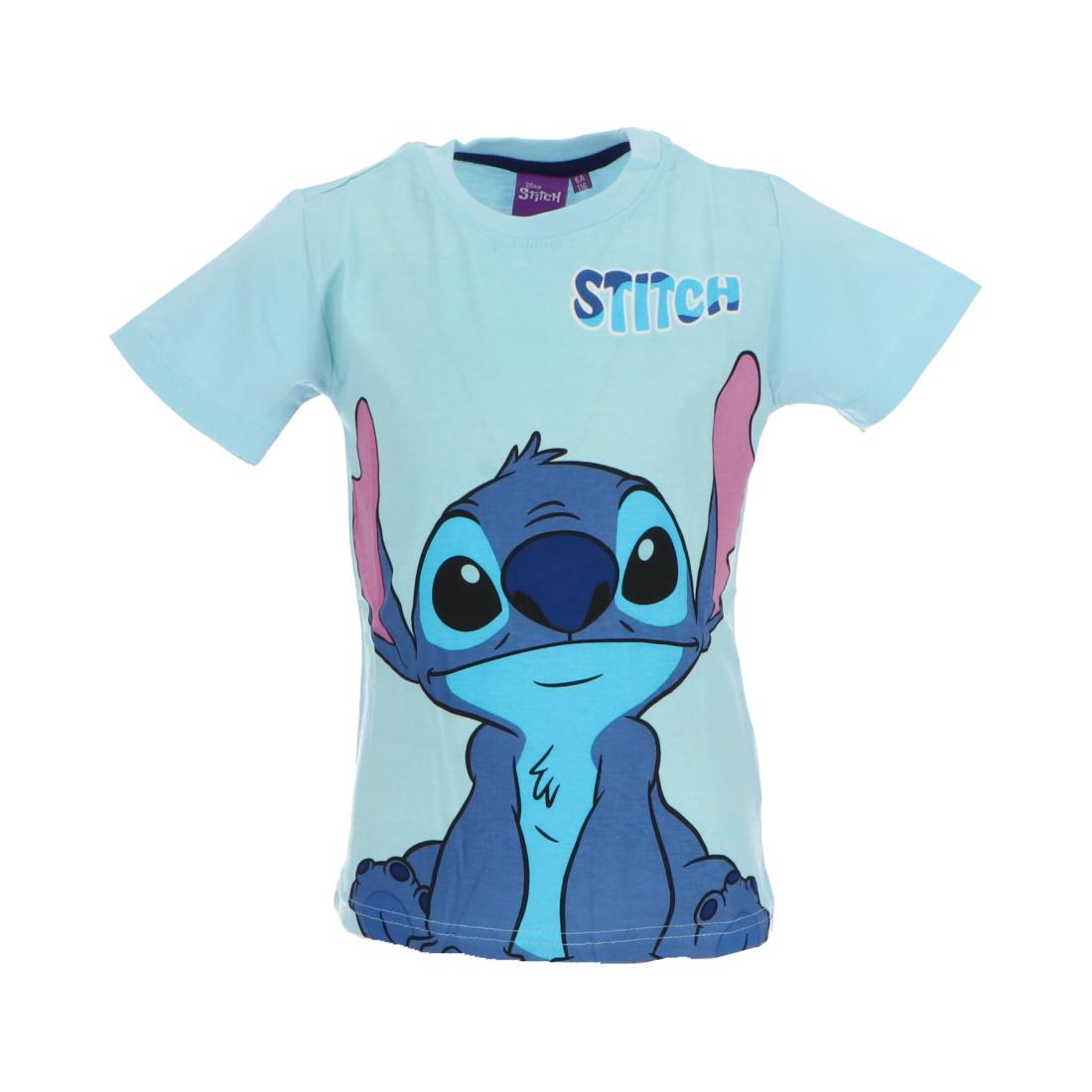 Μπλούζα κοντομάνικη αγόρι "Stitch" γαλάζια