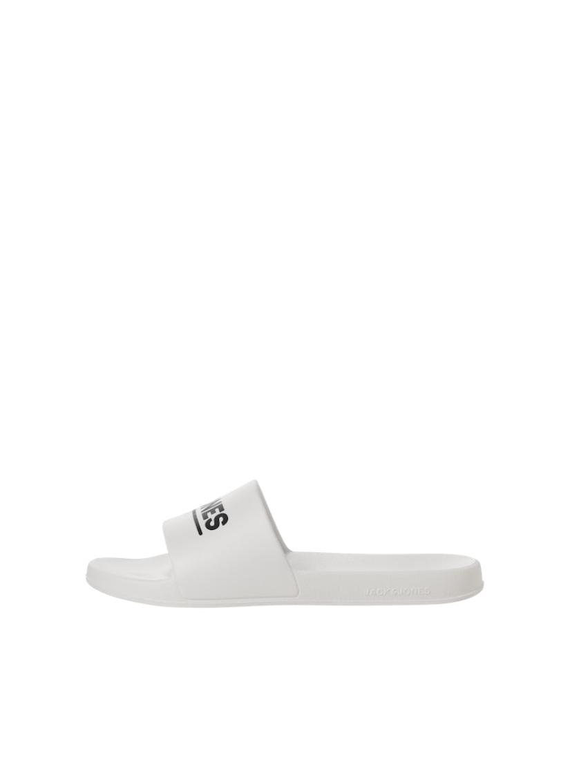 Παντόφλες slides ανδρικές "JACK & JONES" λευκές