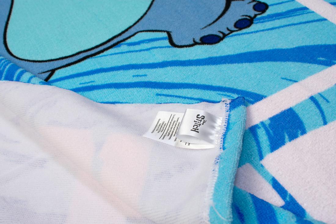 Πετσέτα θαλάσσης αγόρι "Stitch happy" γαλάζιο  70x140