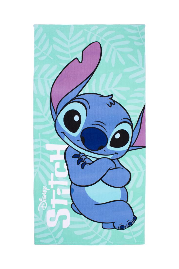 Πετσέτα θαλάσσης αγόρι "Stitch cool" μέντα  70x140