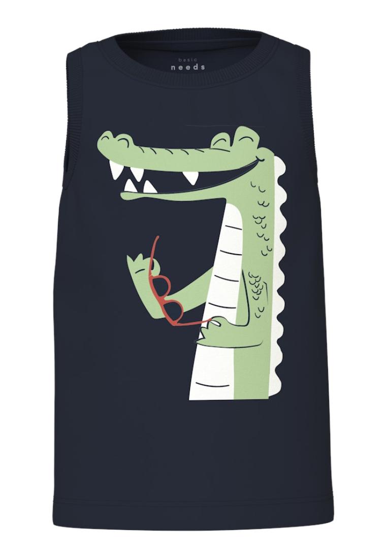 Μπλούζα αμάνικη αγόρι "Alligator" μπλε