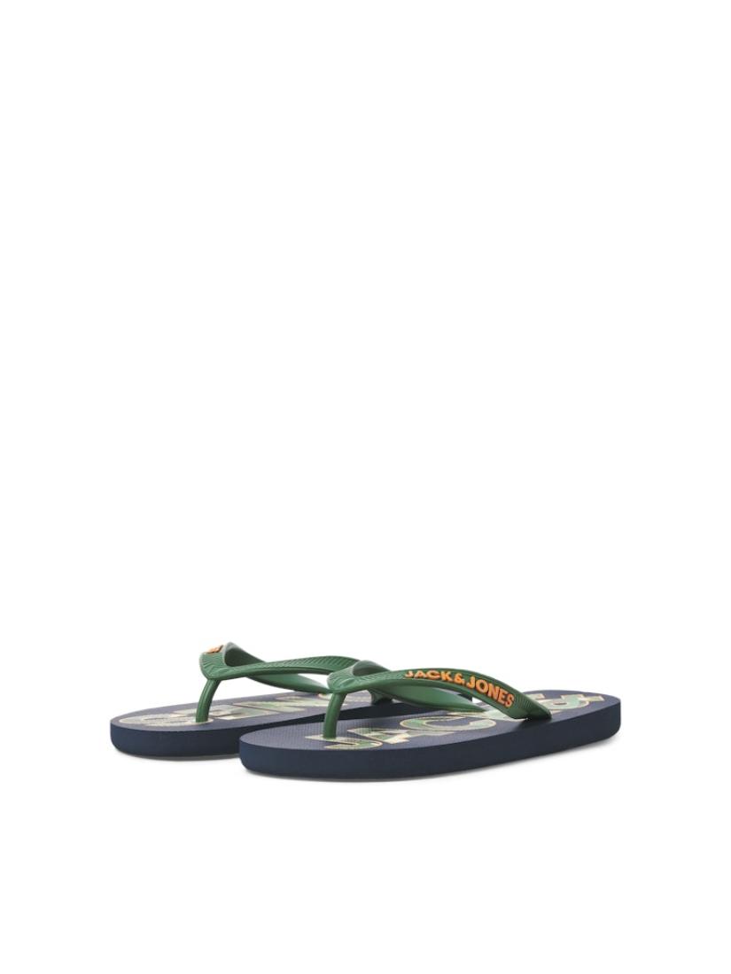  Σαγιονάρες flip flop αγόρι "Palm print" μπλε-πράσινο