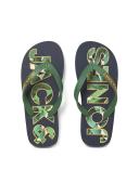  Σαγιονάρες flip flop αγόρι "Palm print" μπλε-πράσινο
